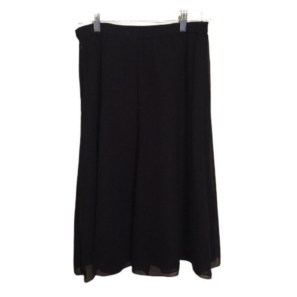 Talbots Blue Jacket & Black Skirt Ensemble Size 8 - Picture 5 of 13